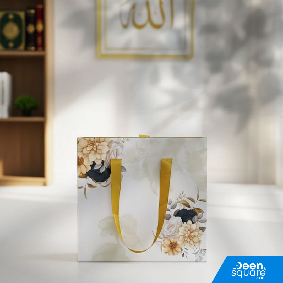A premium Islamic gift set for women featuring a Qur’an, prayer mat, prayer dress, attar, tasbeeh, and elegant gift box. Perfect for weddings & Eid. Shipping Worldwide & across Dubai, Sharjah, Abu Dhabi, UAE