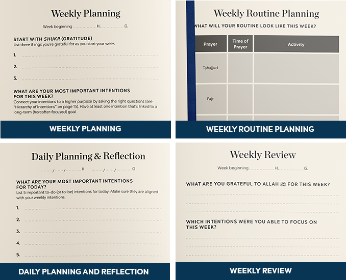 The Barakah Journal - Plan your day and week with Barakah