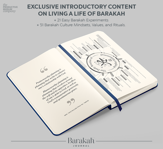 The Barakah Journal - Plan your day and week with Barakah