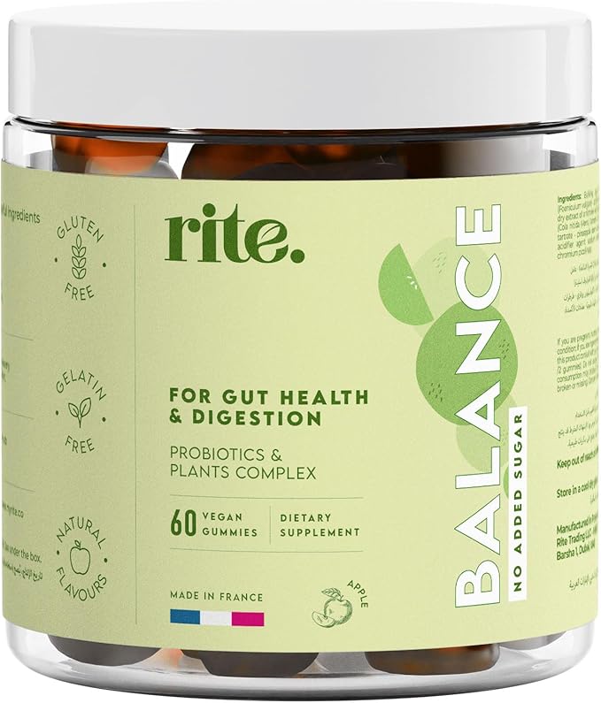 Sugar-free vegan gummies with probiotics, chromium and botanicals to support digestion, gut health and appetite management. Delicious apple flavour, 60 gummies.
