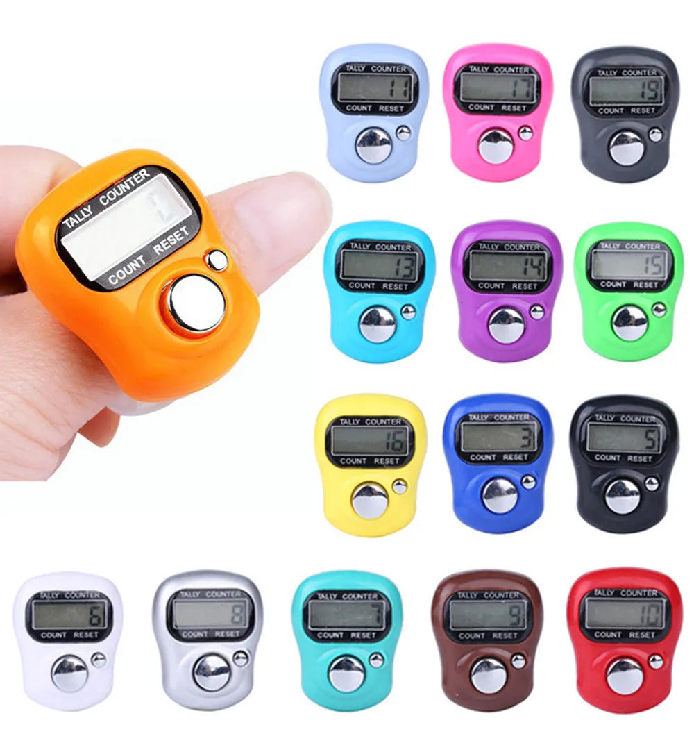 Finger Ring Counter Tally - Multi Color