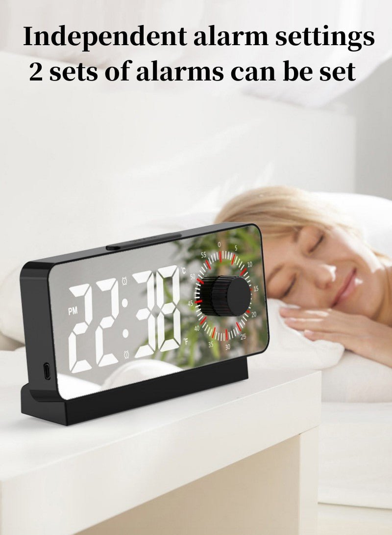 Buy S238A Digital Alarm Clock at deensquare.com Dubai | UAE. Features dual alarms, countdown timer, snooze, temperature &amp; date display.