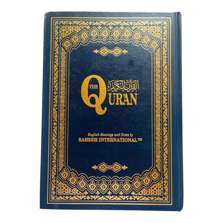 The Quran - English Meanings and Notes by Saheeh International Large Size - 17 x 24 cm