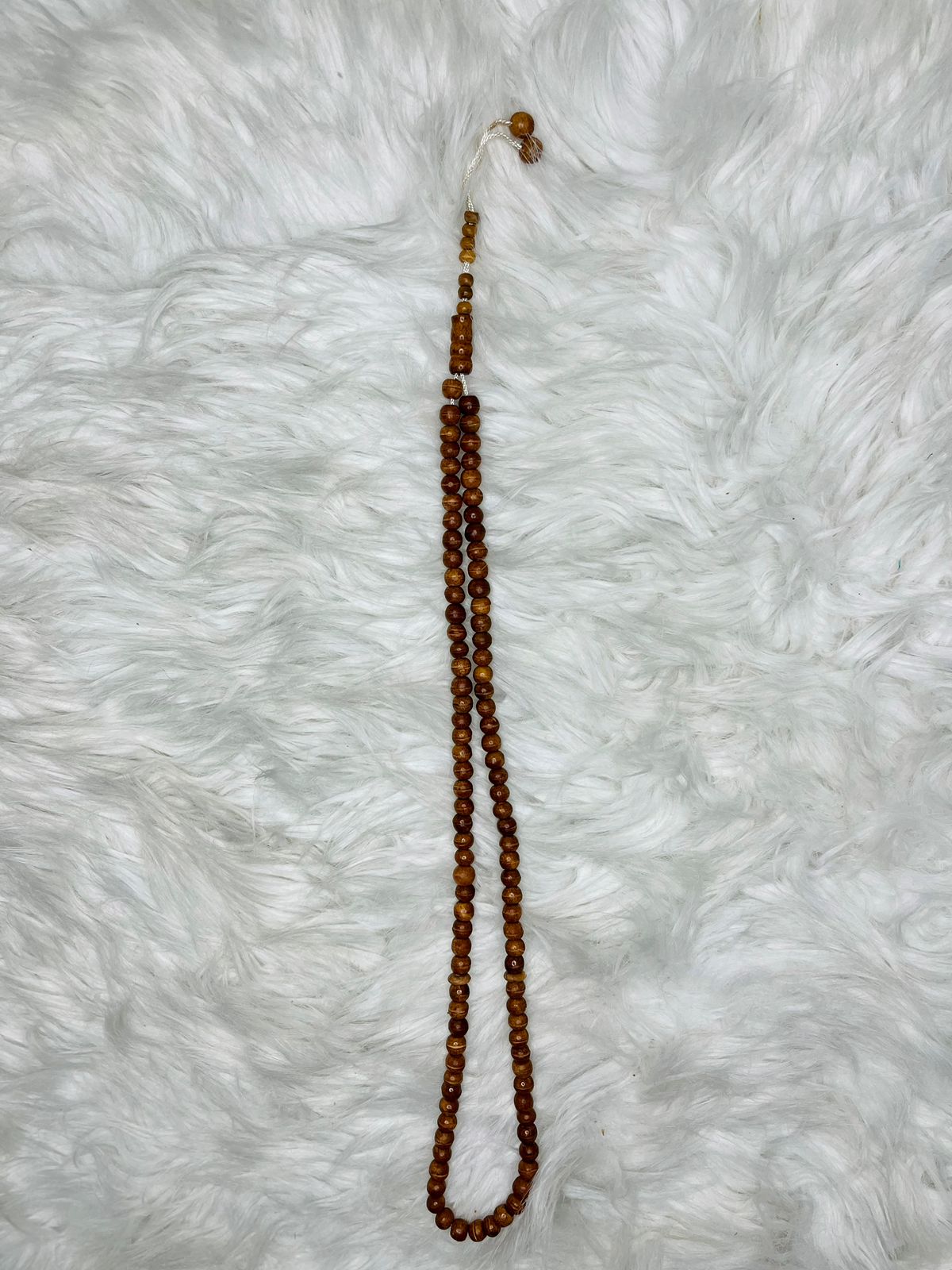 99 beads Wooden Tasbeeh Brown Color - 10mm beads size