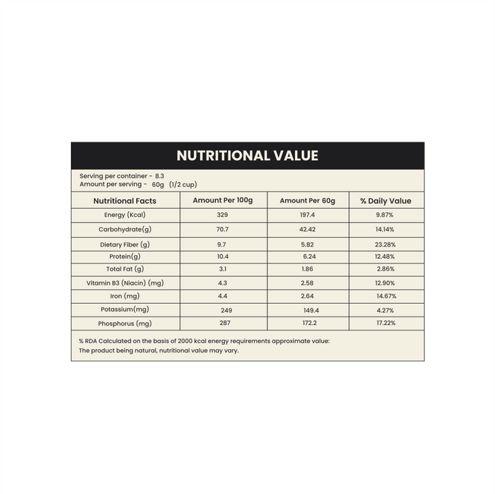 Nutriorg Organic Sorghum Millet 500g