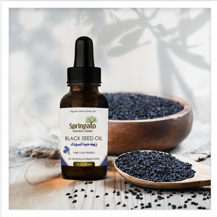 The Sunnah Wellness Duo - Springato Pure Blackseed Oil and Kohl Al Noor Ithmid Kohl