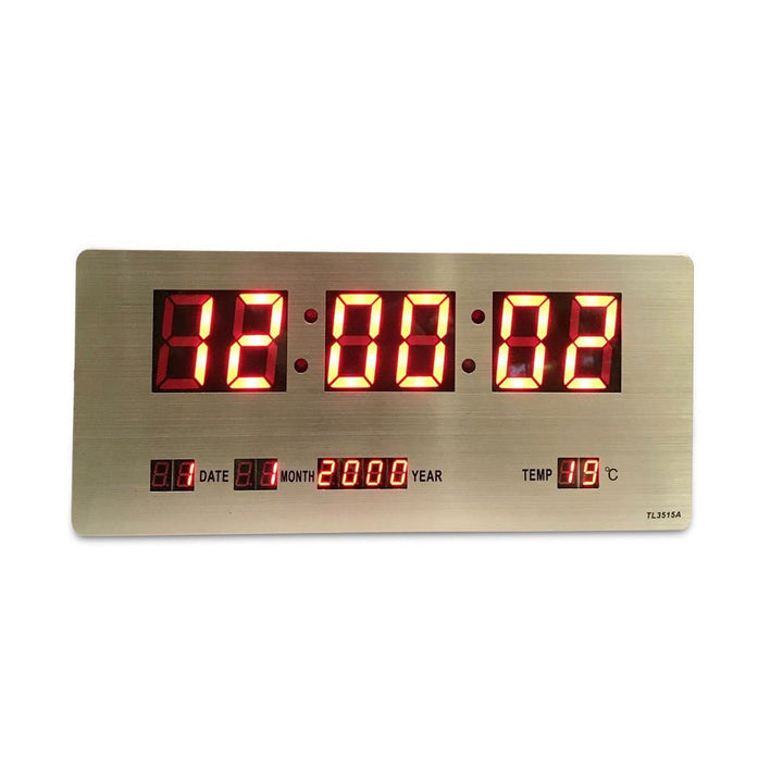 Buy Checkmate Bishop TL-3515A LED clock at deensquare.com. Wall or desk clock with calendar &amp; temp display in Dubai | UAE.
