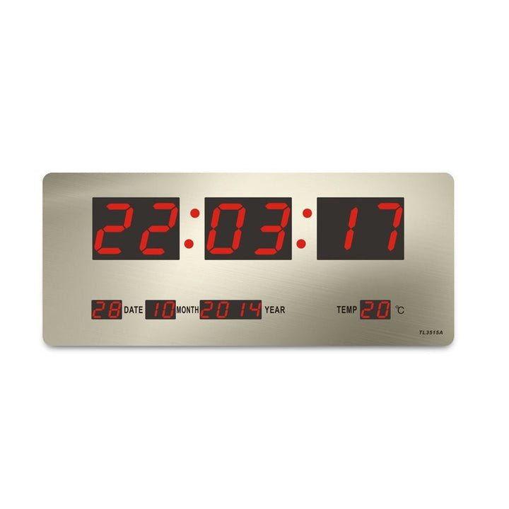 Buy Checkmate Bishop TL-3515A LED clock at deensquare.com. Wall or desk clock with calendar &amp; temp display in Dubai | UAE.