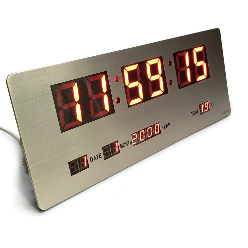 Buy Checkmate Bishop TL-3515A LED clock at deensquare.com. Wall or desk clock with calendar &amp; temp display in Dubai | UAE.