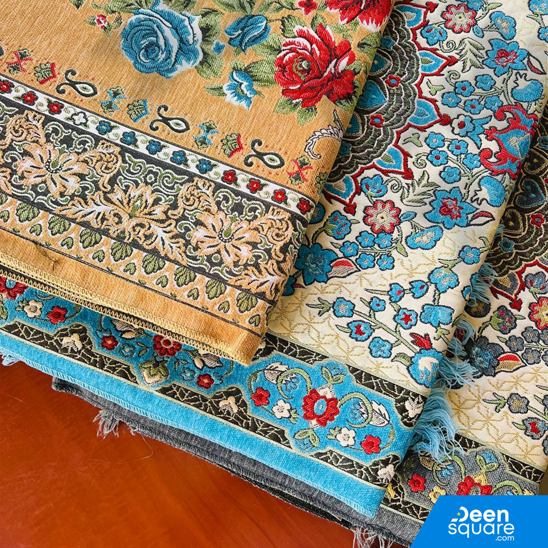 Embroidery Design Prayer Mat (with removable and washable foam)