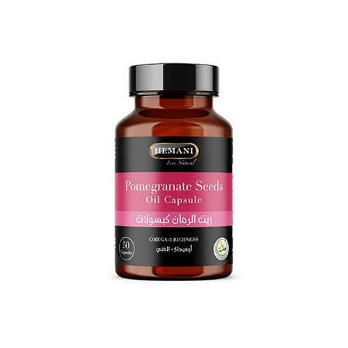 Pomegranate Seed Oil Capsules - 50 Count Hemani