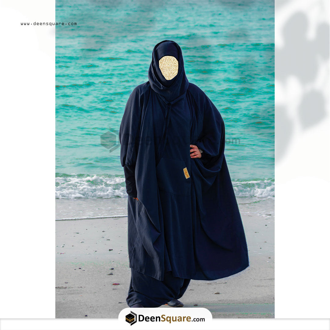 Active wear hooded Jilbab with Sarouel