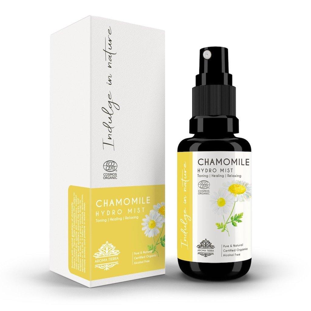 Chamomile Hydro Mist (Certified Organic) - Face & Body - 30ml - Aroma Tierra
