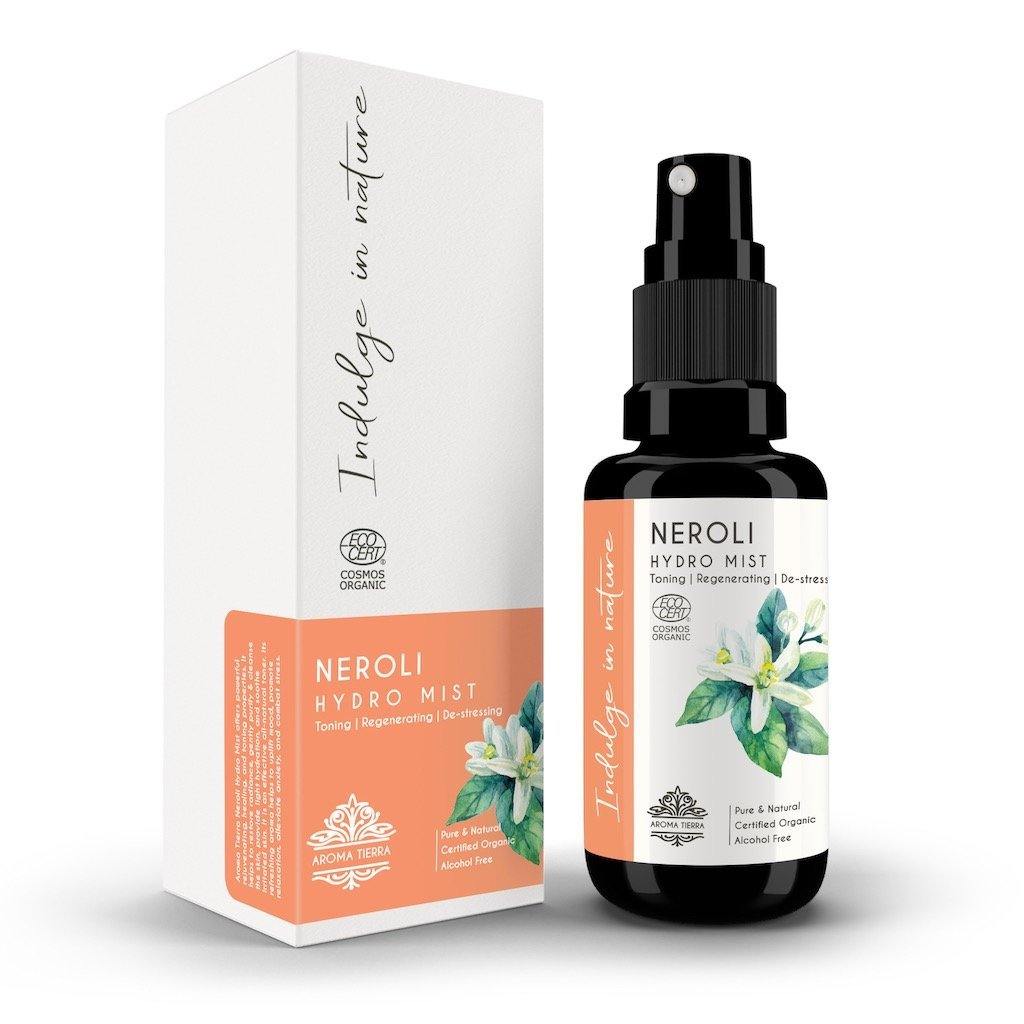 Neroli Hydro Mist (Certified Organic) - Face & Body - 30ml - Aroma Tierra
