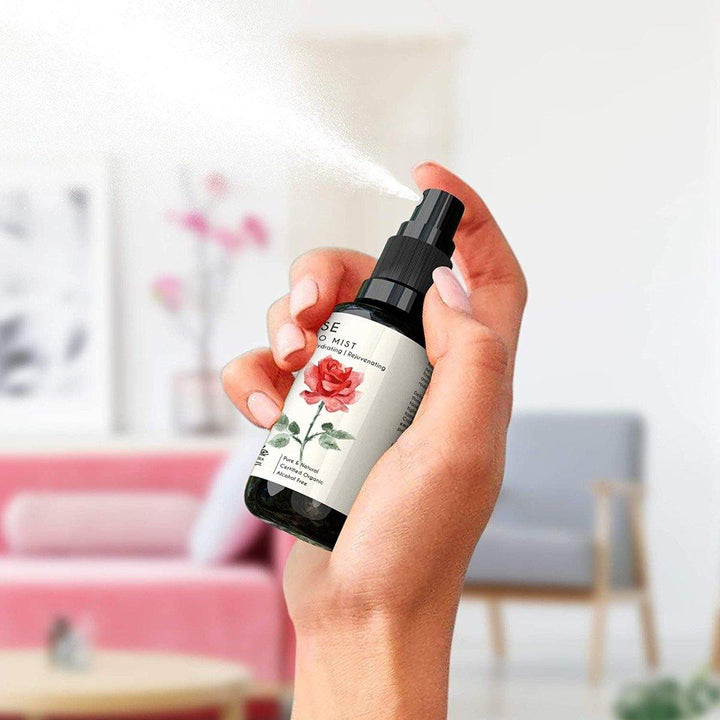 Rose Hydro Mist (Certified Organic) - Face & Body - 30ml - Aroma Tierra