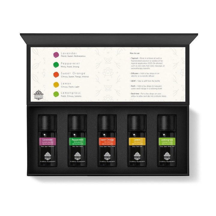 Aroma Tierra - Top 5 Essential Oil Pack