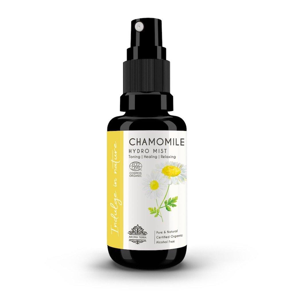 Chamomile Hydro Mist (Certified Organic) - Face & Body - 30ml - Aroma Tierra
