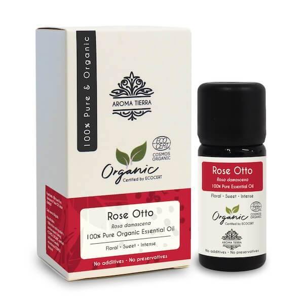 Aroma Tierra Organic Rose Essential Oil (Rose Otto)