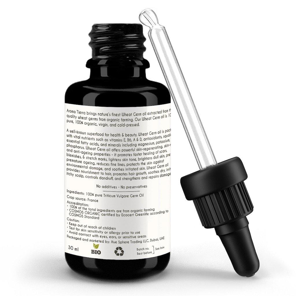 Organic Wheat Germ Oil - Aroma Tierra