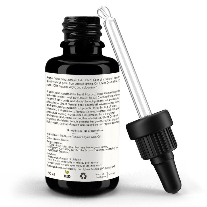 Organic Wheat Germ Oil - Aroma Tierra