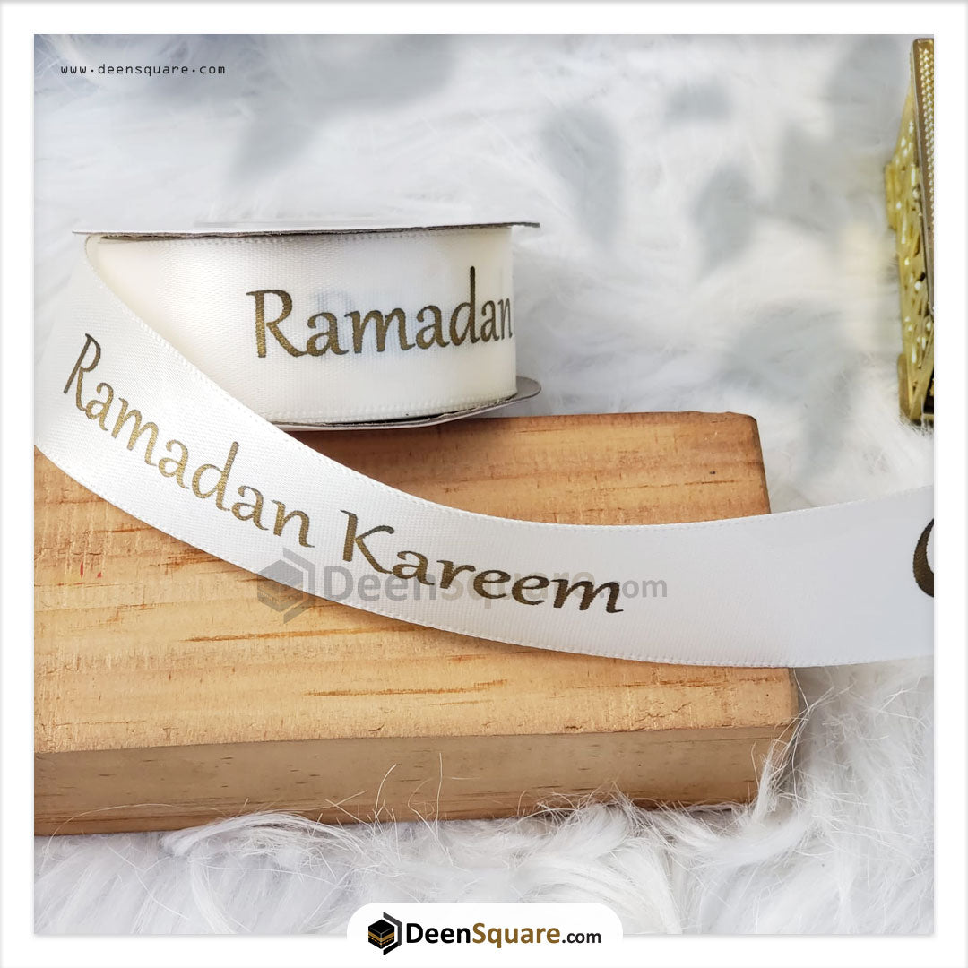 Ramadan Kareem Ribbon (2.5 cm x 10 yard)