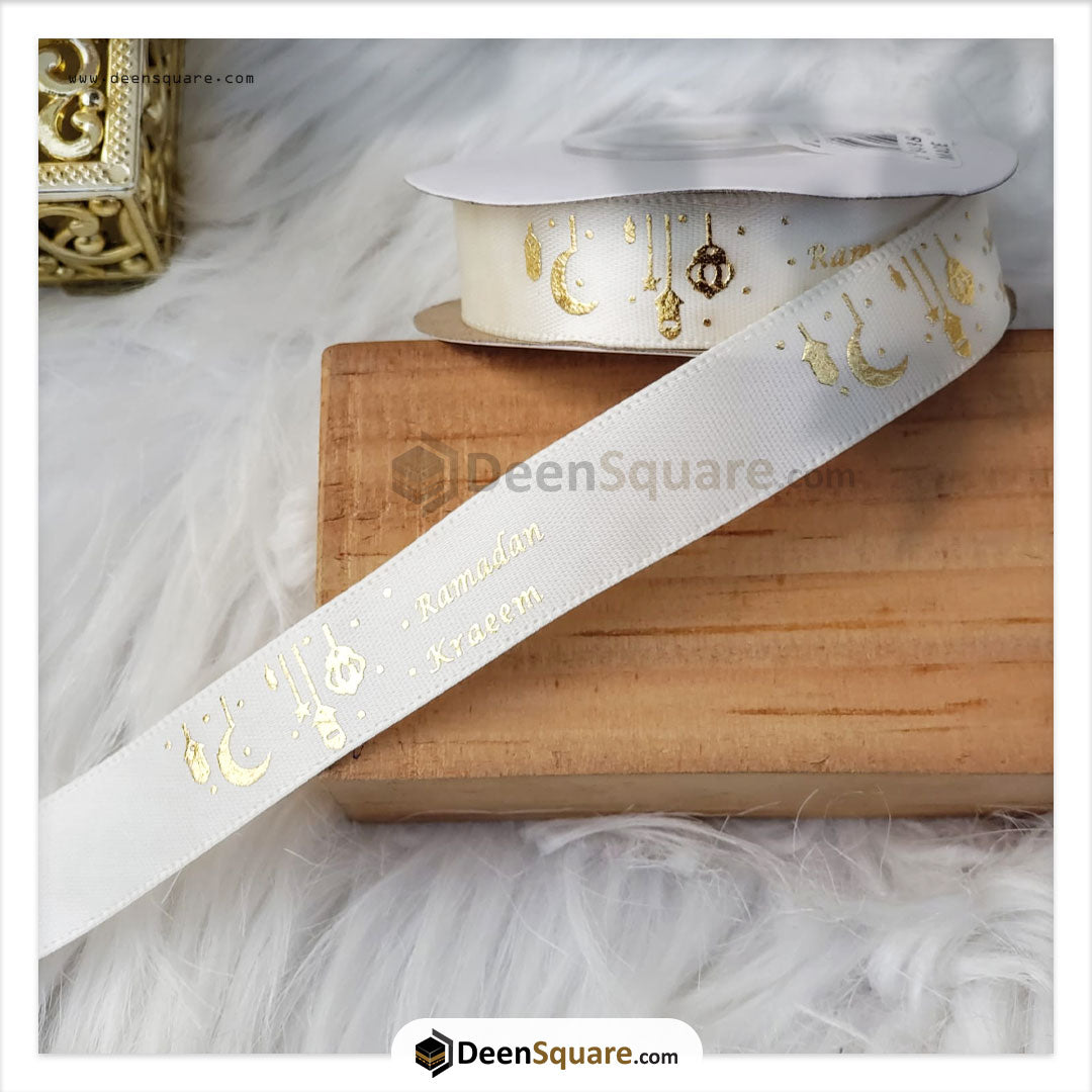 Ramadan Kareem Ribbon (1.5 cm x 10 yard)