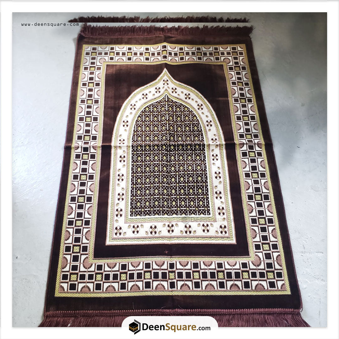 Turkish Prayer Mat - 80 x 120 cm, Large Size | سجادة صلاة تركية