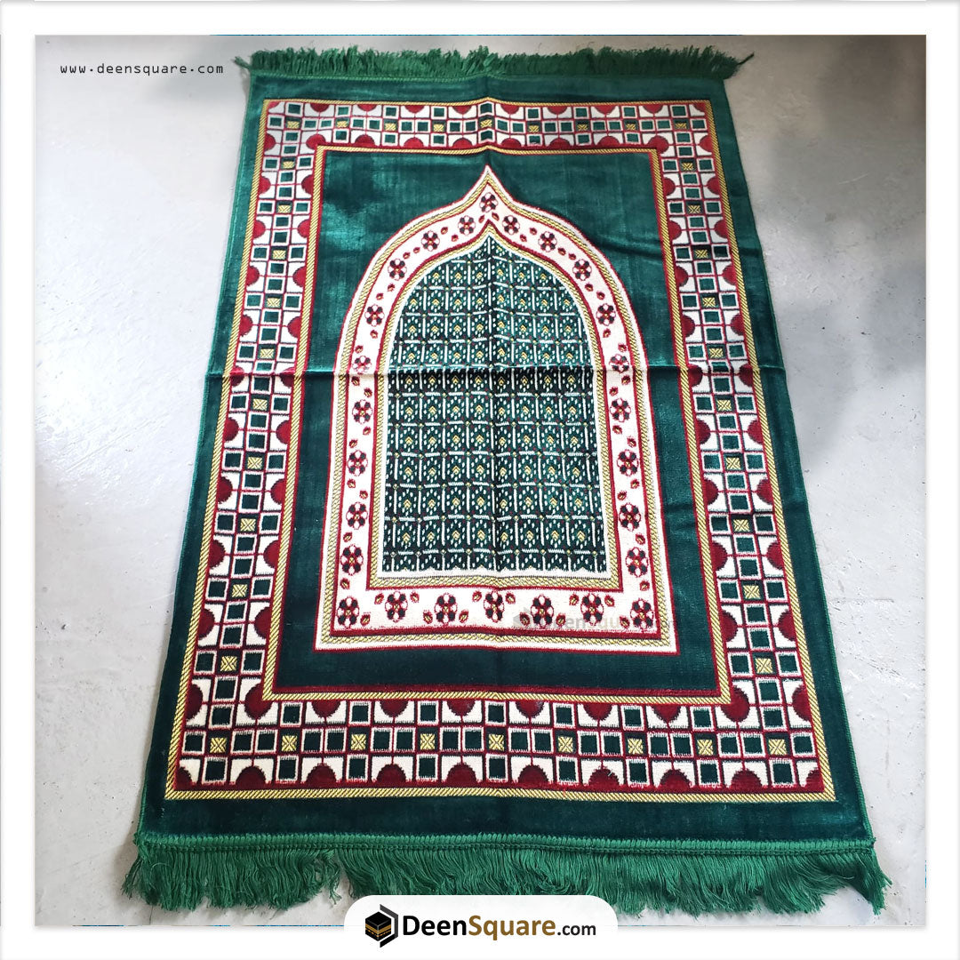 Turkish Prayer Mat - 80 x 120 cm, Large Size | سجادة صلاة تركية