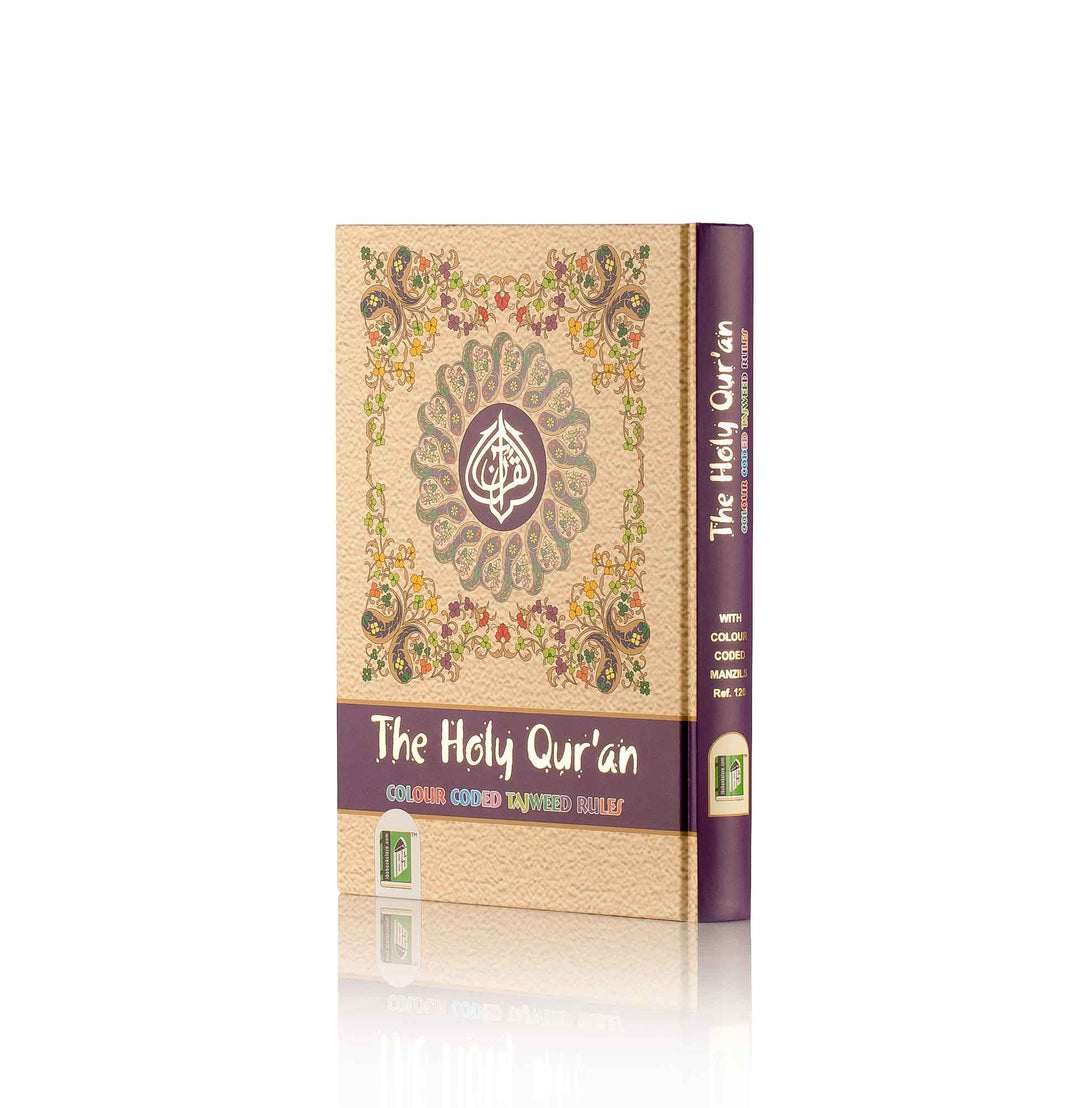 The HOLY QURAN with Color Coded Tajweed Rules Indo / Pak Script Large Size (15 Line Ref 