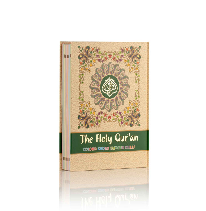 The Holy Quran Colour Coded with Tajweed Rules - Indo / Pak Script Ref: 3C Hard Cover (with slip box) - 13 lines