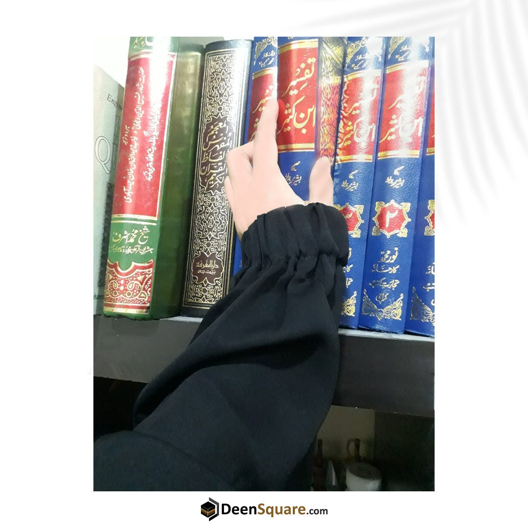 3 Piece Jilbab (Band Sleeves) - Khimar with Skirt and Niqab