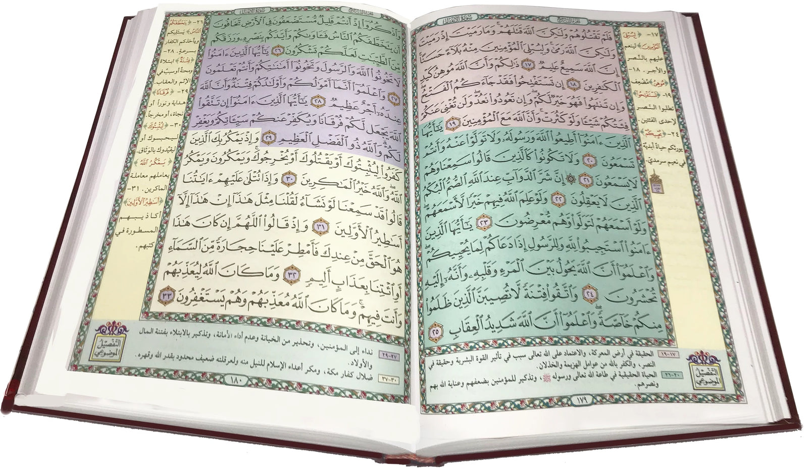 مصحف التفصيل الموضوعي - Mushaf at tafseel al maudhu'ie (17x24cm) with free MP3 CD