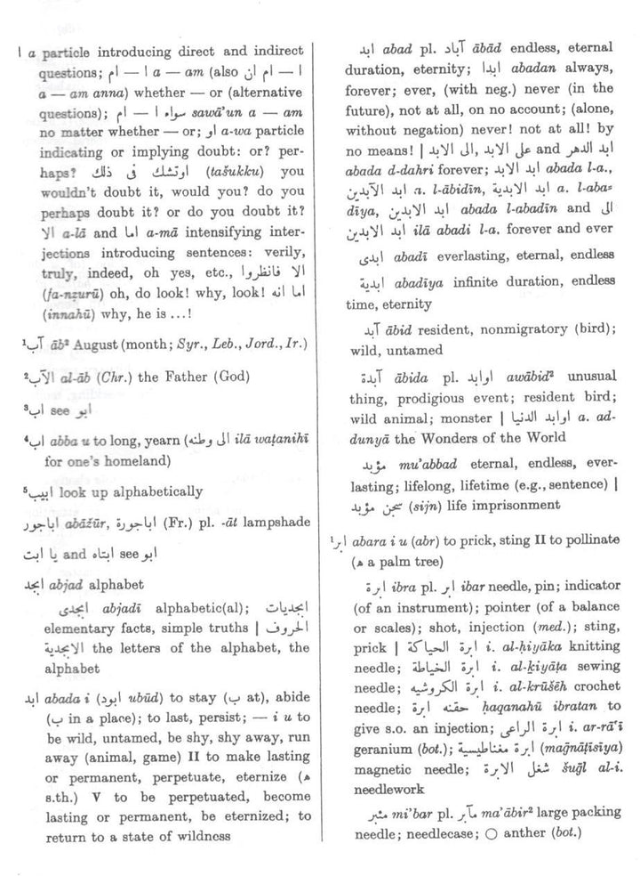 The Hans Wehr Dictionary Of Modern Written Arabic