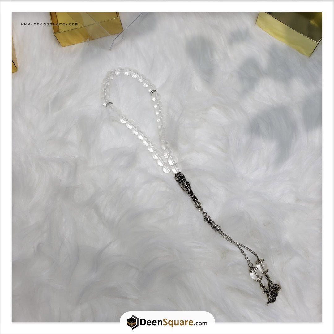 Amber Stone Handmade Beads Tasbeeh (تسبيح‎‎) - 33 Beads Tasbeeh