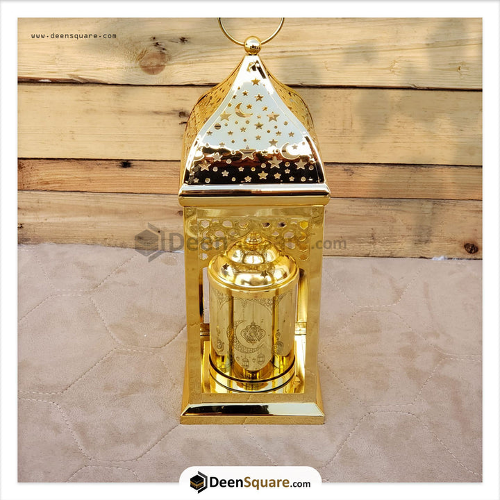 Ramadan Premium Golden Battery Operated LED Lantern - XLJ35