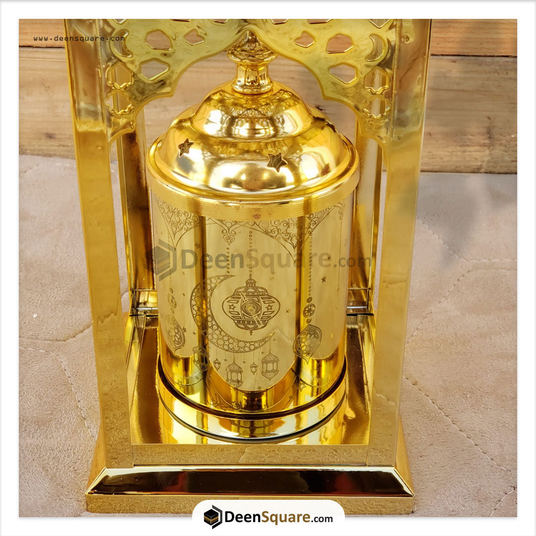 Ramadan Premium Golden Battery Operated LED Lantern - XLJ35