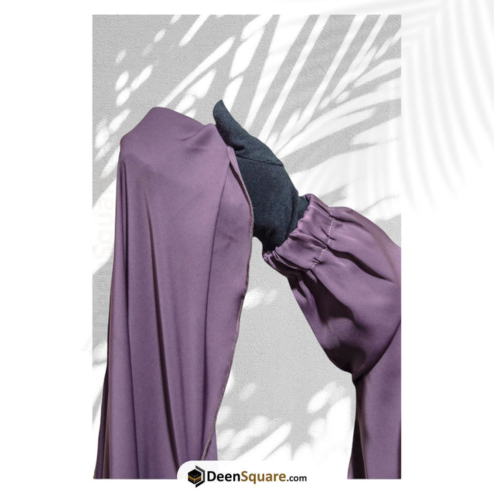 3 Piece Jilbab (Band Sleeves) - Khimar with Skirt and Niqab