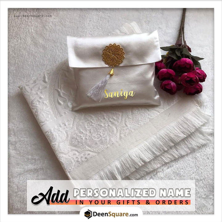 Prayer Mat Rug with Pouch (Various Colours) - Sajjadah