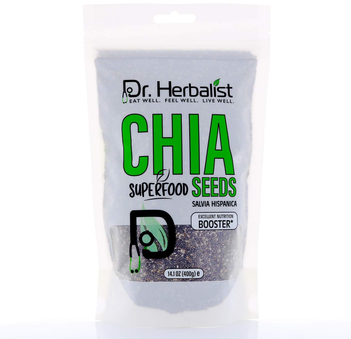 Superfood - Chia Seeds - 400gm - DR. HERBALIST