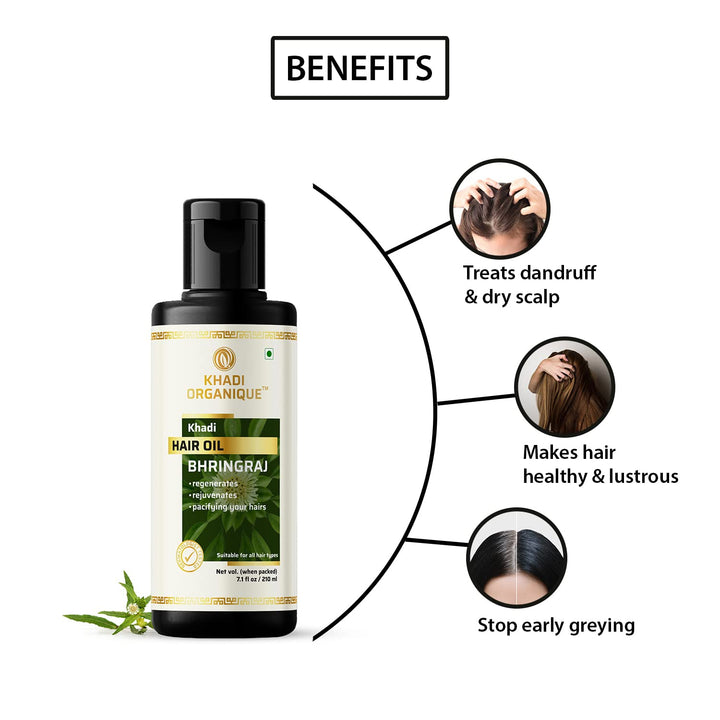 Bhringraj Hair oil - Khadi Organique