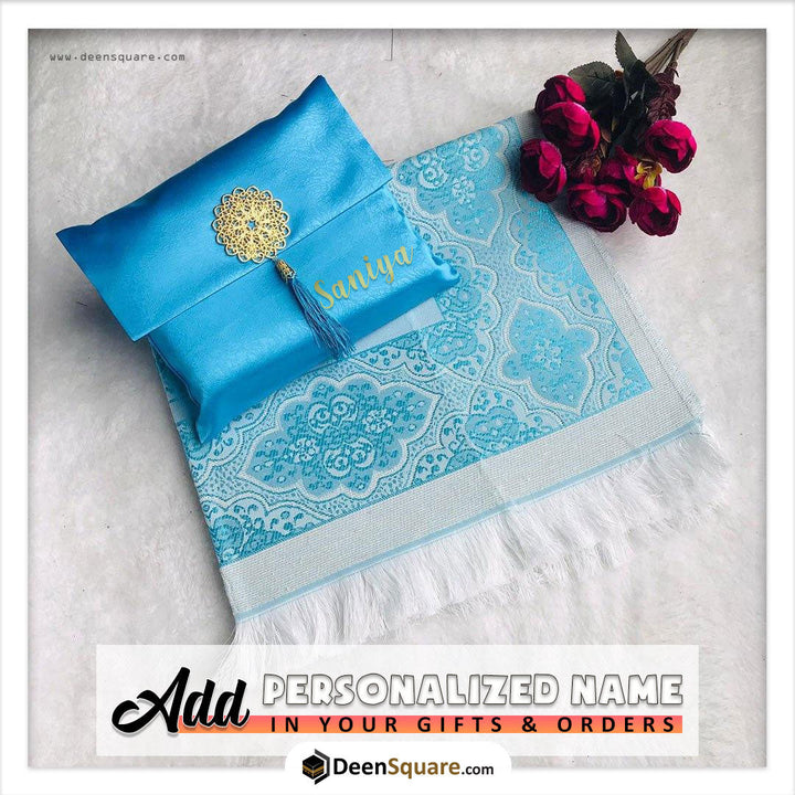 Prayer Mat Rug with Pouch (Various Colours) - Sajjadah