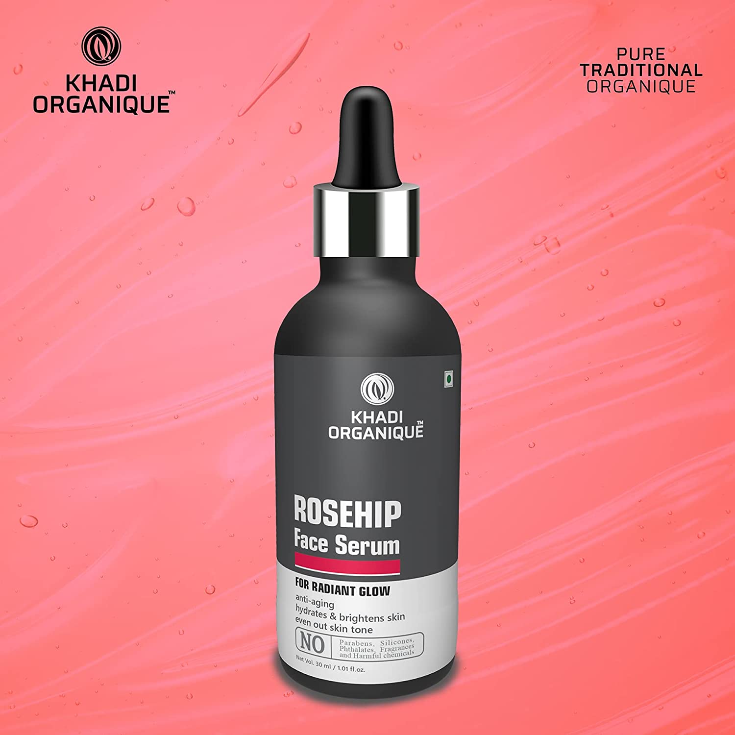 Rosehip face serum - Khadi Organique