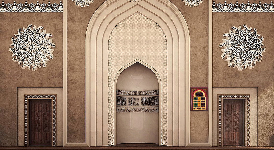 Al Harameen Digital Azan Clock HA-5522 - 55x75 cm | ساعات أذان الحرمين