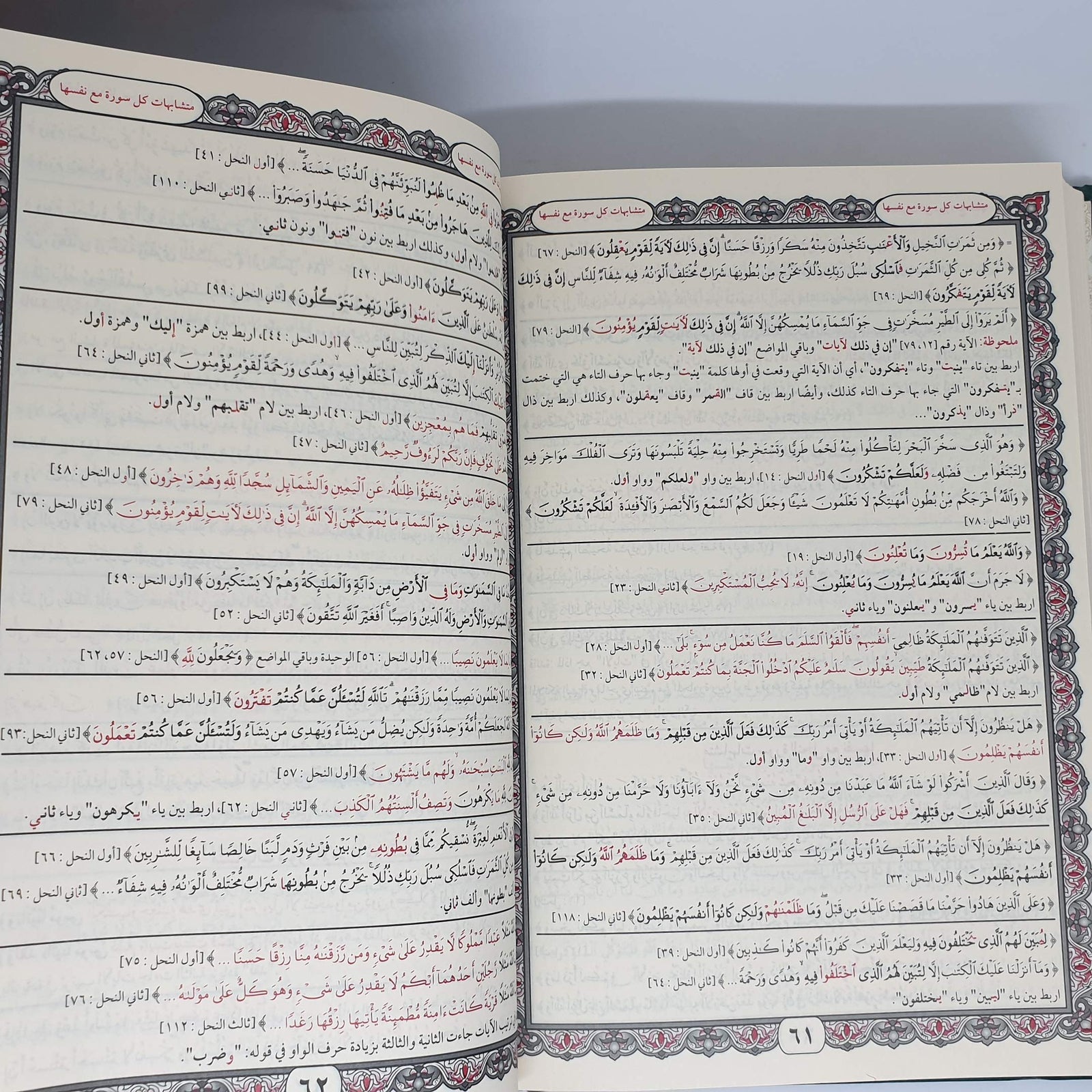 مصحف التبيان المفصل لمتشابهات القران | د. ياسر بيومي | ط. دار التقوى