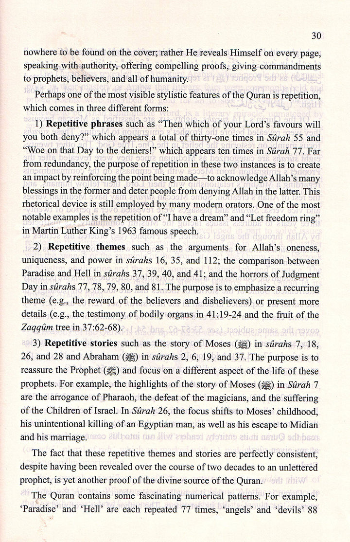 THE CLEAR QURAN - Thematic English Translation with Arabic Text - Hard Cover