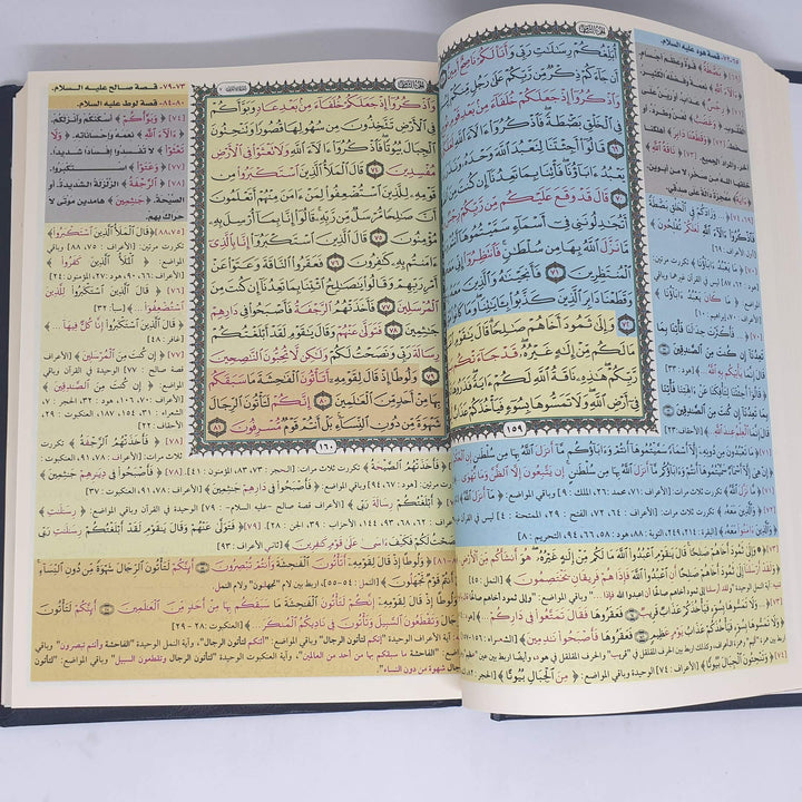 المصحف المعلم لتيسير حفظ القران - Quran for easy memorization (Arabic) 17x24 cm