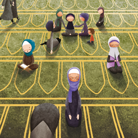 Hamza attends a Janaza