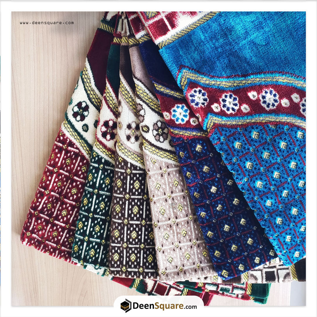 Turkish Prayer Mat - 80 x 120 cm, Large Size | سجادة صلاة تركية