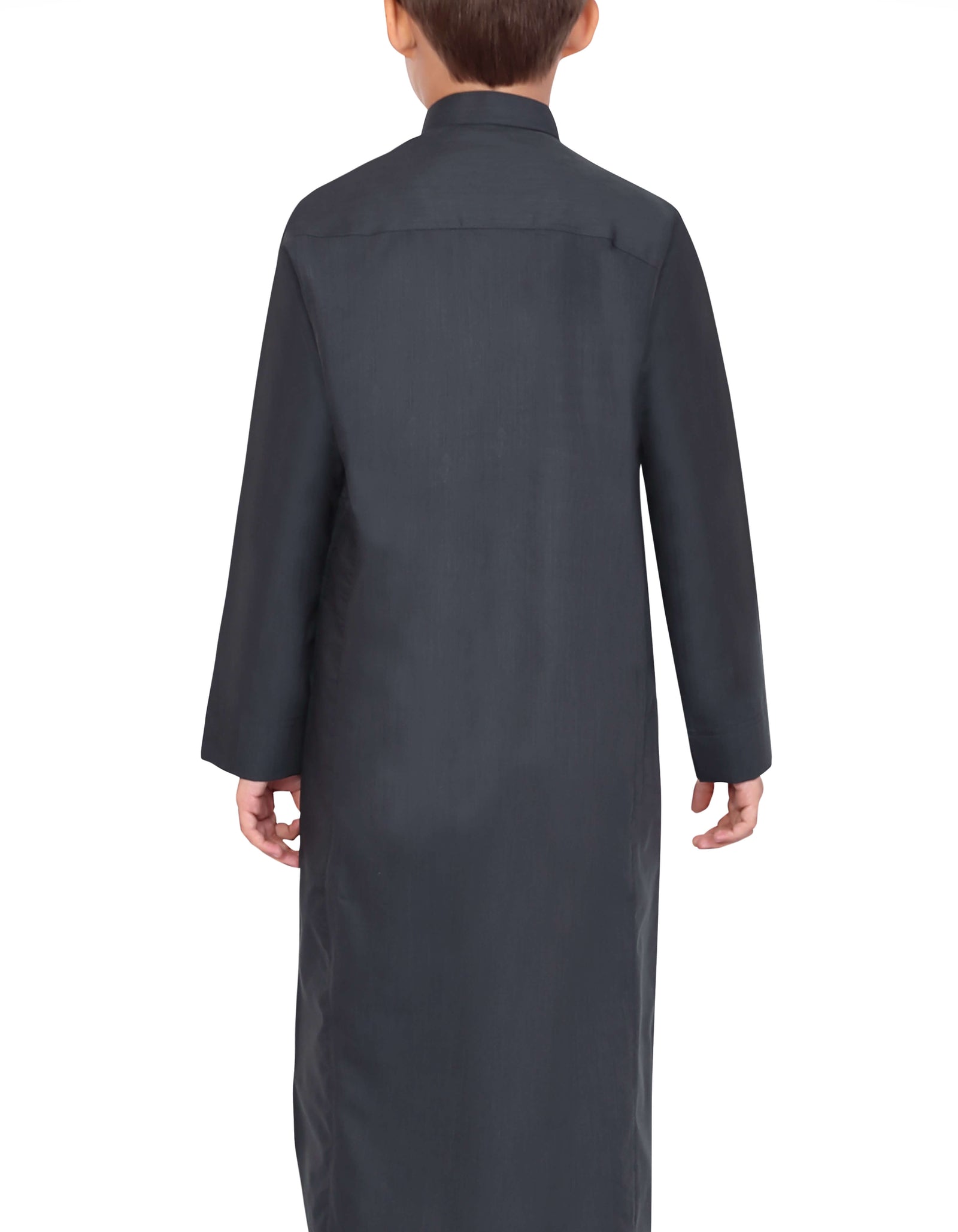 Mashroo Aplos Saudi Kandoora for Kids & Boys - Grey