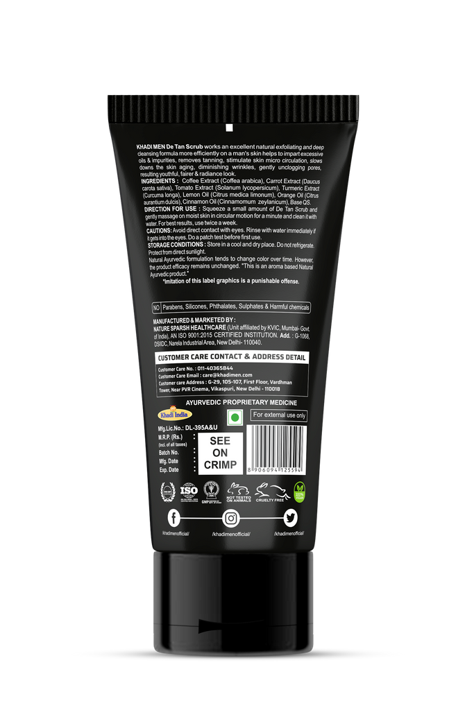 De-Tan Scrub - Khadi Men